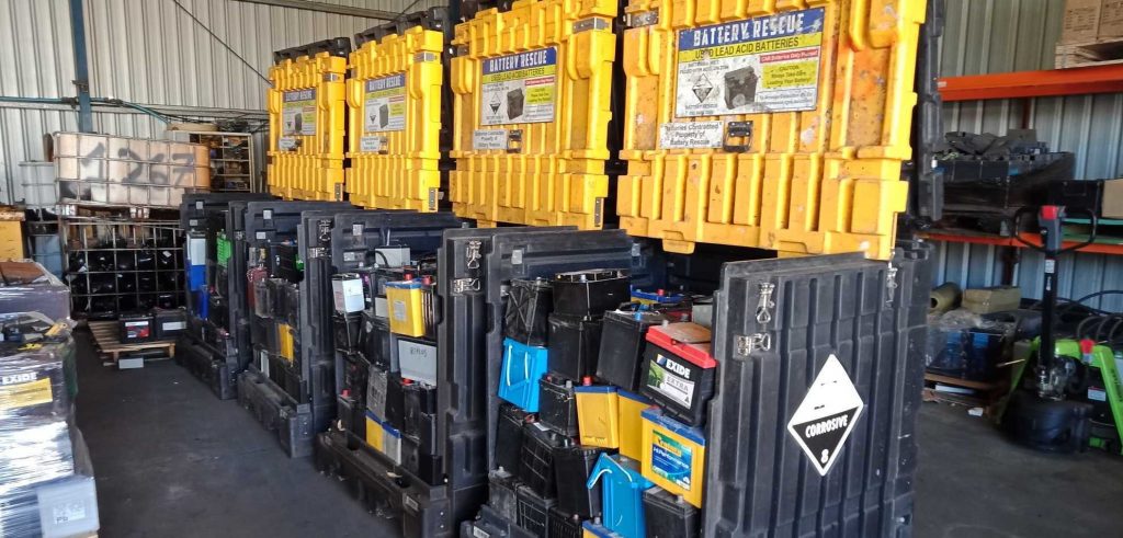 Used Battery Collection Service For Recycling Perth Wa Battery Rescue